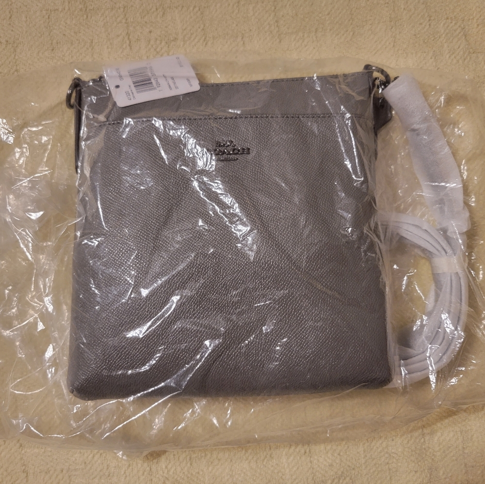 Coach gray crossbody
